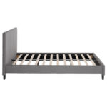 ΚΡΕΒΑΤΙ BECCA ΑΠΟ ΥΦΑΣΜΑ ΓΚΡΙ LH10.553.11 ΓΙΑ ΣΤΡΩΜΑ 150x200 EK. - Image 5