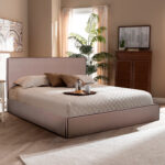 ΚΡΕΒΑΤΙ ALLIE LH10.584.02 160x200 εκ. ΜΕ ΑΠΟΘΗΚΕΥΤΙΚΟ ΧΩΡΟ ΜΠΕΖ ΥΦΑΣΜΑ - Image 2