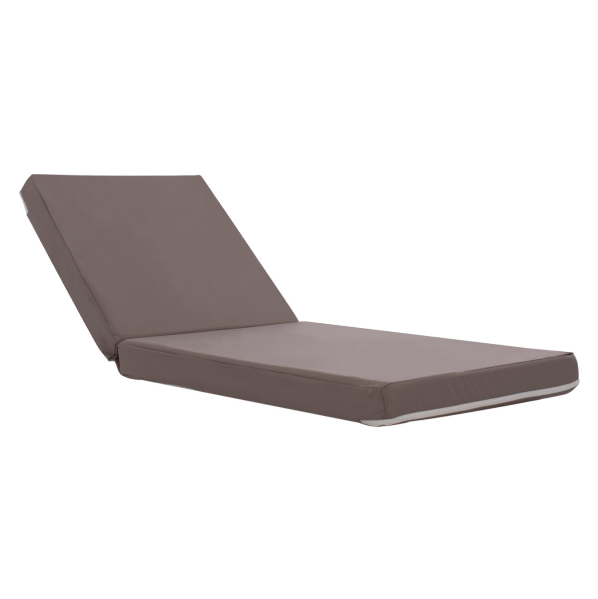 ΜΑΞΙΛΑΡΙ ΞΑΠΛΩΣΤΡΑΣ POLYESTER SIFNOS ΓΚΡΙ LH10.11235.10P 190x70x11 εκ. - Image 1