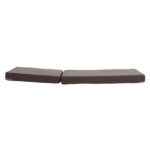 ΜΑΞΙΛΑΡΙ ΞΑΠΛΩΣΤΡΑΣ POLYESTER SIFNOS ΓΚΡΙ LH10.11235.10P 190x70x11 εκ. - Image 4