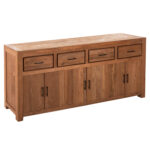ΜΠΟΥΦΕΣ GRAYSON LH10.9802 ΑΝΑΚΥΚΛΩΜΕΝΟ ΞΥΛΟ TEAK ΣΕ ΦΥΣΙΚΟ 220x50x90Υεκ.