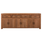 ΜΠΟΥΦΕΣ GRAYSON LH10.9802 ΑΝΑΚΥΚΛΩΜΕΝΟ ΞΥΛΟ TEAK ΣΕ ΦΥΣΙΚΟ 220x50x90Υεκ. - Image 3
