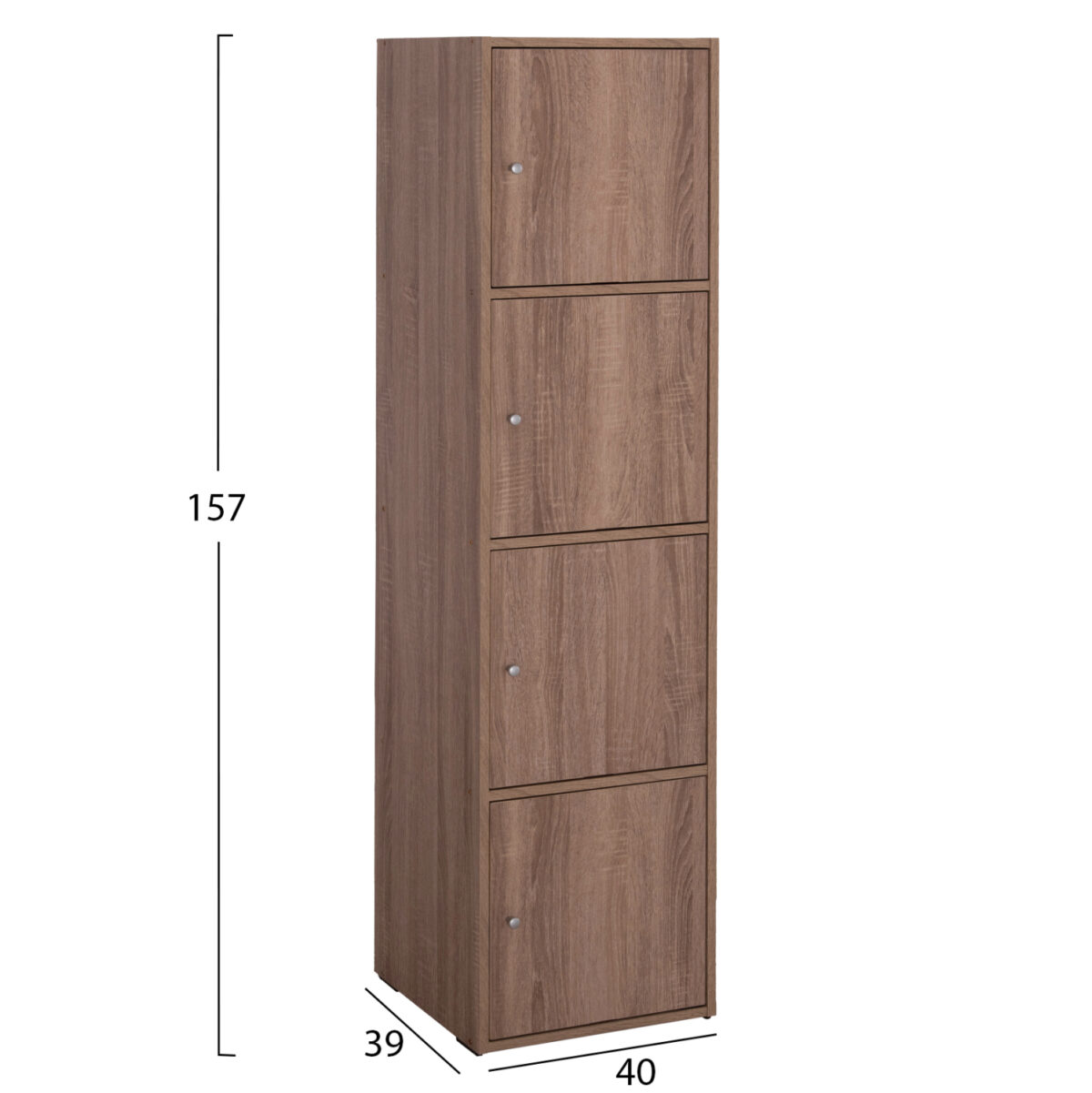 ΝΤΟΥΛΑΠΙ SORIANO LH10.9940.11 SONAMA OAK ΜΕΛΑΜΙΝΗ 40x39-41x157Υεκ. - Image 2