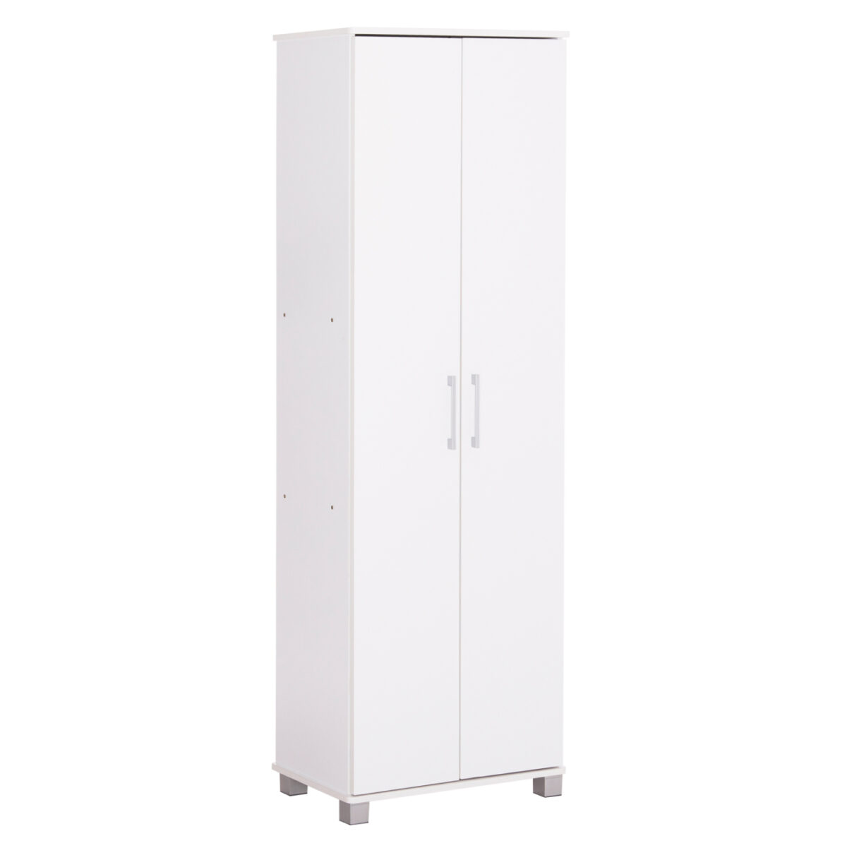 papoytsothiki-ntoylapa-fb9240303-melamin ΠΑΠΟΥΤΣΟΘΗΚΗ-ΝΤΟΥΛΑΠΑ CLUSE LH10.2403.03 ΜΕΛΑΜΙΝΗ ΛΕΥΚΟ ΧΡΩΜΑ 60Χ36,5Χ186,5Υεκ. - Image 1