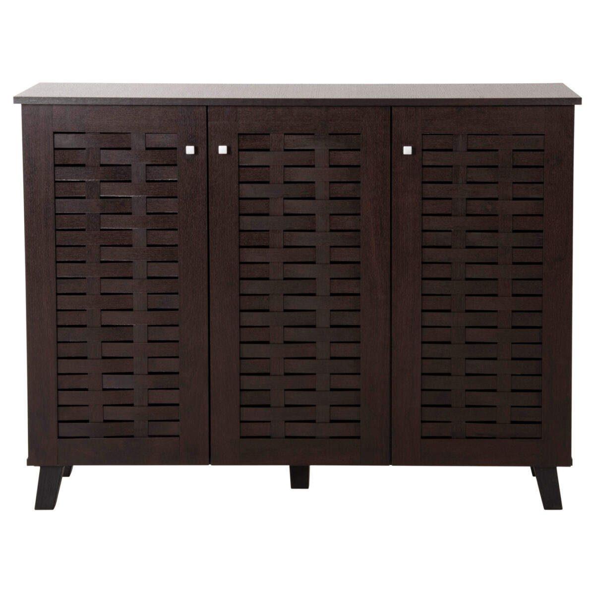 ΠΑΠΟΥΤΣΟΘΗΚΗ-ΝΤΟΥΛΑΠΙ PRODY LH10.9610.01 ΜΕΛΑΜΙΝΗ WENGE 3 ΠΟΡΤΕΣ 115x34x89Υεκ. - Image 3
