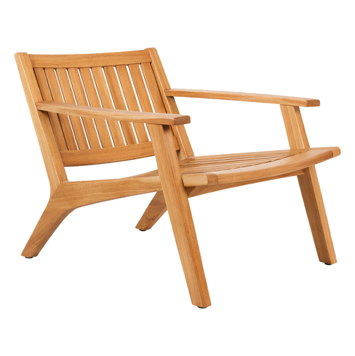 polythrona-lounge-fb96617-xylo-teak-se-f ΠΟΛΥΘΡΟΝΑ LOUNGE ARANIA LH10.6617 ΞΥΛΟ TEAK ΣΕ ΦΥΣΙΚΟ 65x76x70Υεκ. - Image 1