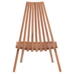 ΠΟΛΥΘΡΟΝΑ LOUNGE ΠΤΥΣΣΟΜΕΝΗ SHIGAO LH10.18112 ΞΥΛΟ TEAK--ΦΥΣΙΚΟ 61x88.5x89Υεκ. - Image 3