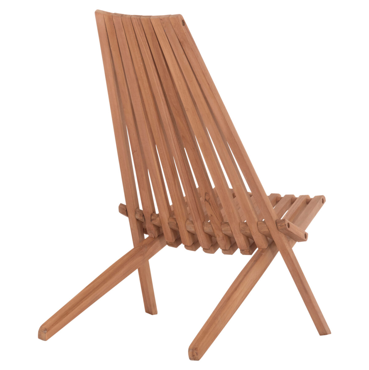 ΠΟΛΥΘΡΟΝΑ LOUNGE ΠΤΥΣΣΟΜΕΝΗ SHIGAO LH10.18112 ΞΥΛΟ TEAK--ΦΥΣΙΚΟ 61x88.5x89Υεκ. - Image 5