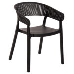 ΠΟΛΥΘΡΟΝΑ ΠΟΛΥΠΡΟΠΥΛΕΝΙΟΥ PERFOE LH10.5941.02 ΜΑΥΡΗ 56x50x73Υ εκ.