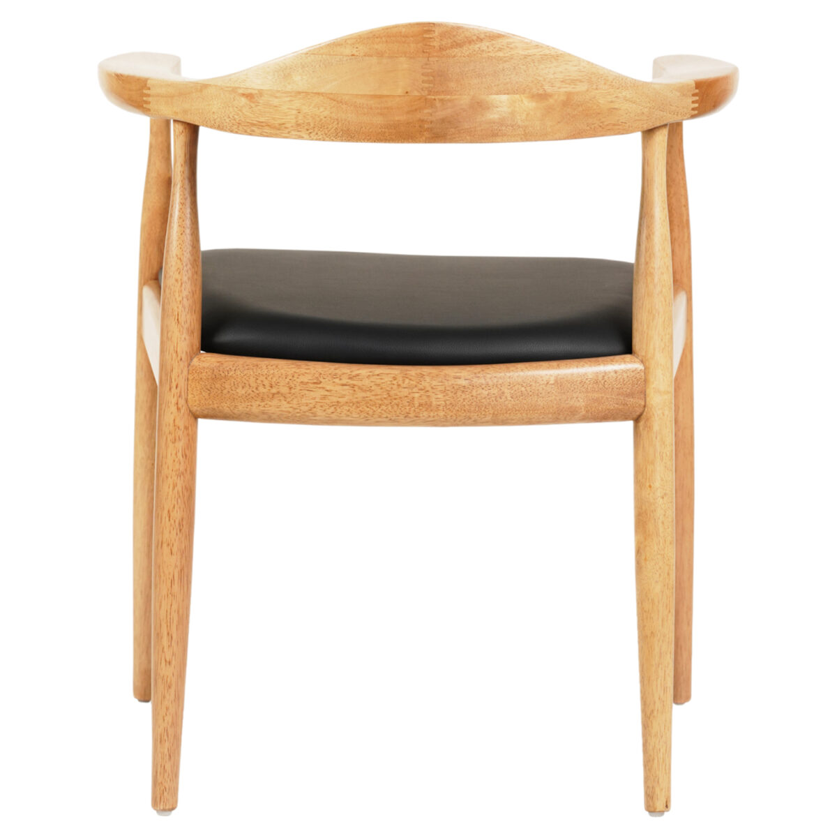 ΠΟΛΥΘΡΟΝΑ ΤΡΑΠΕΖΑΡΙΑΣ ADOR LH10.9948.01 RUBBERWOOD ΣΕ ΟΑΚ ΚΑΙ ΜΑΥΡΟ PU 62x54x76,5Υεκ - Image 5
