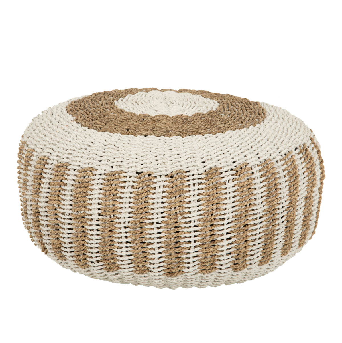 poyf-skampo-fb9785101-seagrass-se-fysiko ΠΟΥΦ ΣΚΑΜΠΟ SARONI LH10.7851.01 SEAGRASS ΣΕ ΦΥΣΙΚΟ-ΛΕΥΚΟ ΧΡΩΜΑ Φ60x35Yεκ. - Image 1