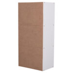 ΡΑΦΙΕΡΑ ΤΟΙΧΟΥ CUBICON LH10.9941.01 ΛΕΥΚΗ ΜΕΛΑΜΙΝΗ 38,5x23,5x80Υεκ. - Image 5