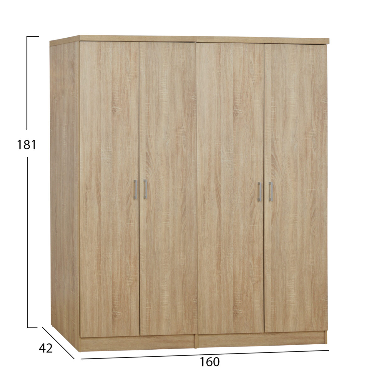 ΣΕΤ 2 ΤΜΧ ΝΤΟΥΛΑΠΑ 4ΦΥΛΛΗ SONAMA 160X42X181 LH10.11350.02 - Image 2