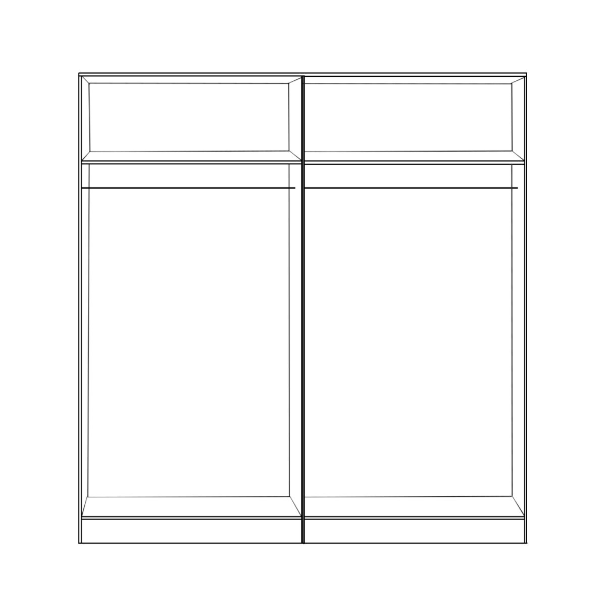 ΣΕΤ 2 ΤΜΧ ΝΤΟΥΛΑΠΑ 4ΦΥΛΛΗ SONAMA 160X42X181 LH10.11350.02 - Image 3