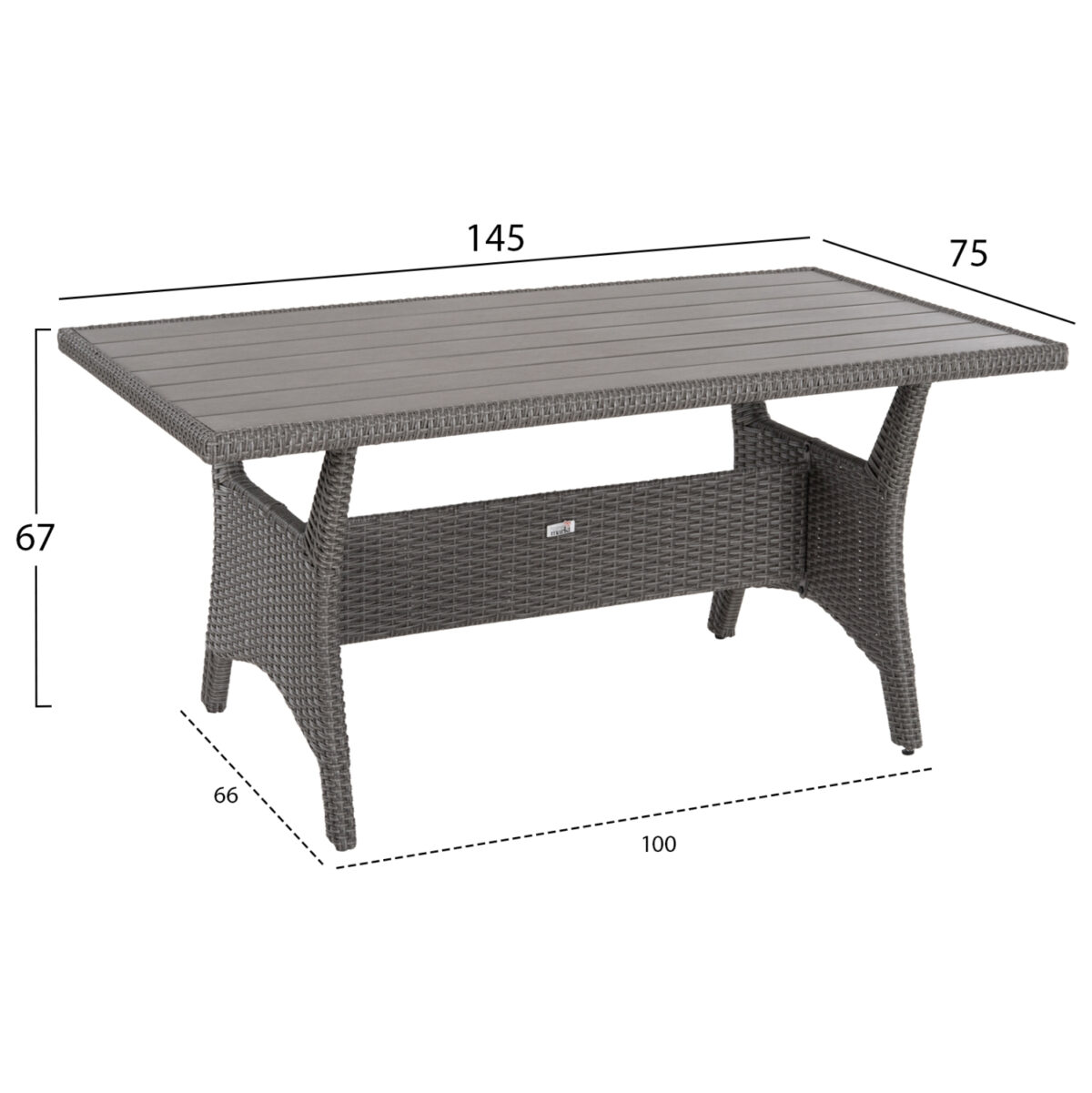 ΣΕΤ ΣΑΛΟΝΙ ΓΩΝΙΑ & ΤΡΑΠΕΖΙ CARSON LH10.6078.01 ΓΚΡΙ ΣΥΝΘ.RATTAN-ΜΑΞΙΛΑΡΙΑ - Image 3