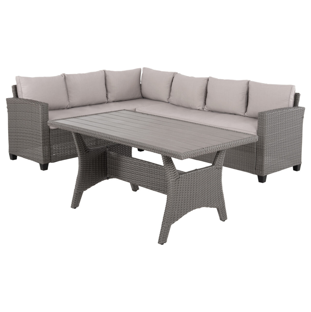 ΣΕΤ ΣΑΛΟΝΙ ΓΩΝΙΑ & ΤΡΑΠΕΖΙ CARSON LH10.6078.01 ΓΚΡΙ ΣΥΝΘ.RATTAN-ΜΑΞΙΛΑΡΙΑ - Image 4