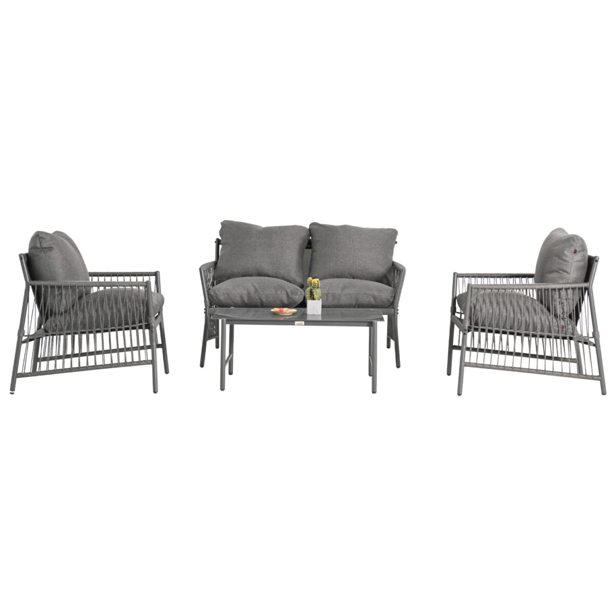 set-saloni-exchoroy-4-theseon-fb9650701- ΣΕΤ ΣΑΛΟΝΙ ΕΞ.ΧΩΡΟΥ 4 ΘΕΣΕΩΝ DEANDRA LH10.6507.01 ΜΕΤΑΛΛΟ & ΜΑΞΙΛΑΡΙΑ ΣΕ ΓΚΡΙ - Image 1