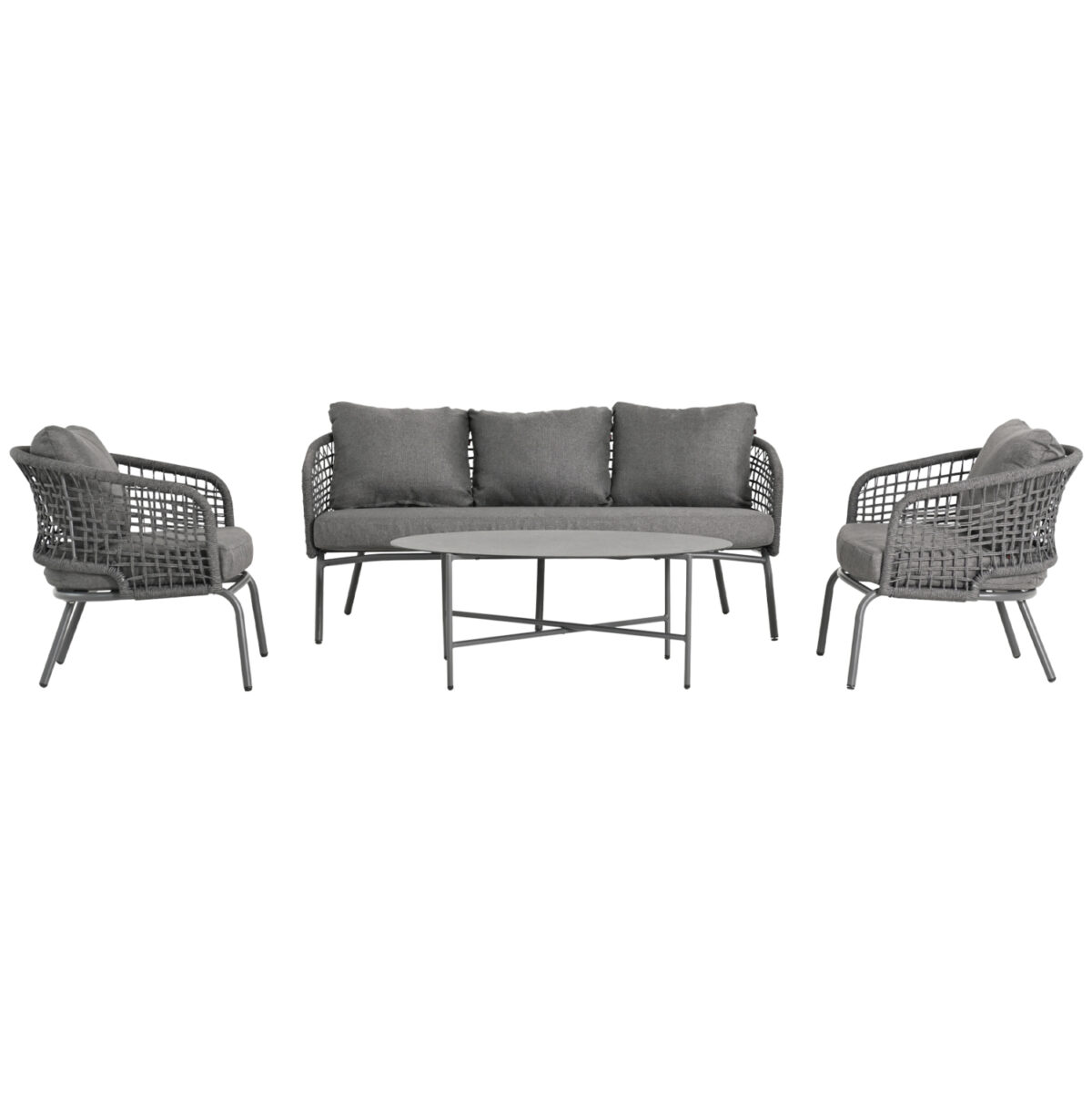 set-saloni-exchoroy-5th-fb9650801-aloymi ΣΕΤ ΣΑΛΟΝΙ ΕΞ.ΧΩΡΟΥ 5Θ ELOWEN LH10.6508.01 ΑΛΟΥΜΙΝΙΟ-ΣΧΟΙΝΙ-ΜΑΞΙΛΑΡΙΑ-- ΓΚΡΙ - Image 1