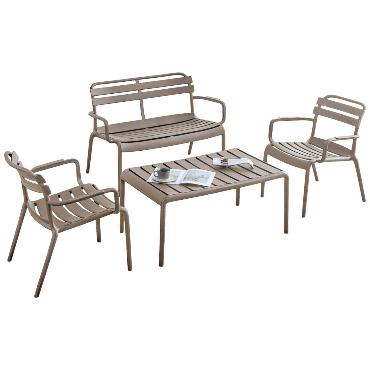 set-saloni-exoterikoy-choroy-4tmch-fb921 ΣΕΤ ΣΑΛΟΝΙ ΕΞΩΤΕΡΙΚΟΥ ΧΩΡΟΥ 4ΤΜΧ KORVER LH10.21096.04 ΠΟΛΥΠΡΟΠΥΛΕΝΙΟ ΚΑΠΟΥΤΣΙΝΟ - Image 1