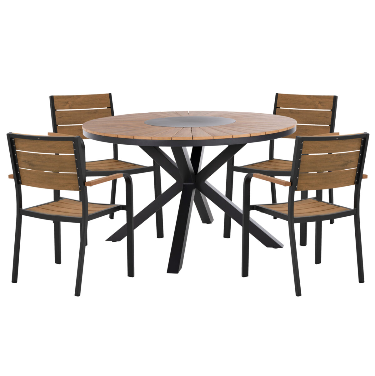 set-trapezarias-exchoroy-5tmch-fb9108700 ΣΕΤ ΤΡΑΠΕΖΑΡΙΑΣ ΕΞ.ΧΩΡΟΥ 5ΤΜΧ MORIL LH10.10870.01 ΑΛΟΥΜΙΝΙΟ ΑΝΘΡΑΚΙ--POLYWOOD - Image 1