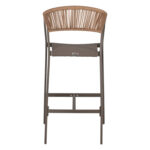 ΣΚΑΜΠΟ ΑΛΟΥΜΙΝΙΟΥ MIRI ΣΑΜΠΑΝΙ ΜΕ ΜΠΡΑΤΣΑ RATTAN & TEXTLINE 56x58x105Yεκ.LH10.5892.23 - Image 5