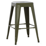 ΣΚΑΜΠΟ ΜΕΣΑΙΟΥ ΥΨΟΥΣ ΜΕΤΑΛΛΙΚΟ MELITA-PRO LH10.8573.43 DARK OLIVE GREEN 43x43x67Υεκ.