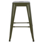 ΣΚΑΜΠΟ ΜΕΣΑΙΟΥ ΥΨΟΥΣ ΜΕΤΑΛΛΙΚΟ MELITA-PRO LH10.8573.43 DARK OLIVE GREEN 43x43x67Υεκ. - Image 3