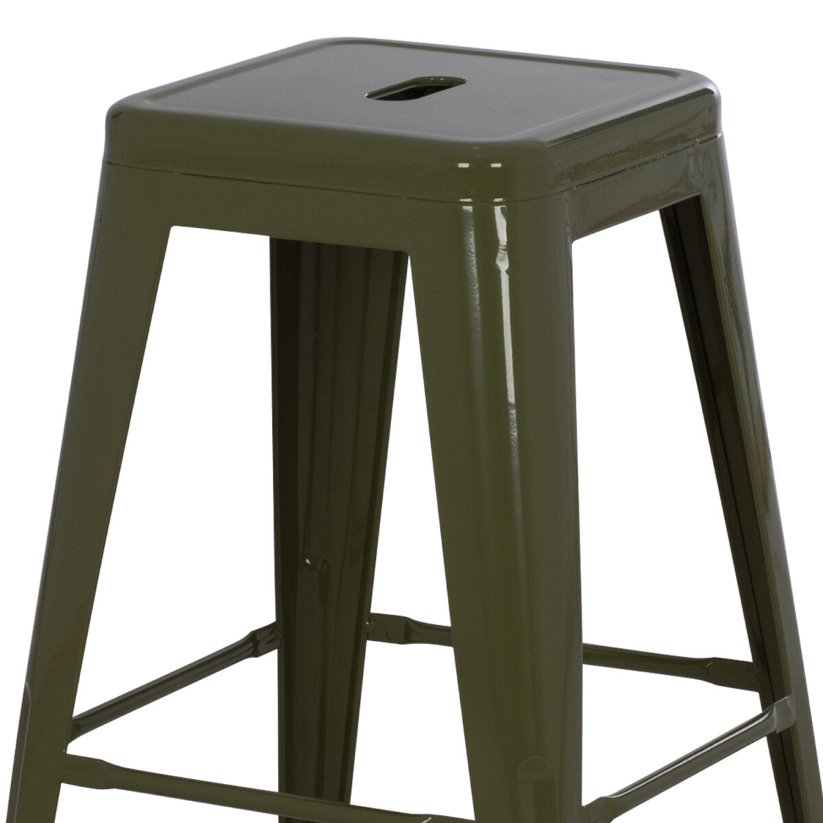 ΣΚΑΜΠΟ ΜΕΣΑΙΟΥ ΥΨΟΥΣ ΜΕΤΑΛΛΙΚΟ MELITA-PRO LH10.8573.43 DARK OLIVE GREEN 43x43x67Υεκ. - Image 4