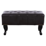 ΤΑΜΠΟΥΡΕ ΥΠΟΠΟΔΙΟ T.CHESTERFIELD EMMA LH10.226.01 PU 80x44x39Y εκ.ΣΚ.ΚΑΦΕ - Image 3
