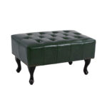 ΤΑΜΠΟΥΡΕ ΥΠΟΠΟΔΙΟ T.CHESTERFIELD EMMA LH10.226.08 PU ΚΥΠΑΡΙΣΣΙ-ΜΑΥΡΑ ΠΟΔΙΑ 80x45x39Yεκ.