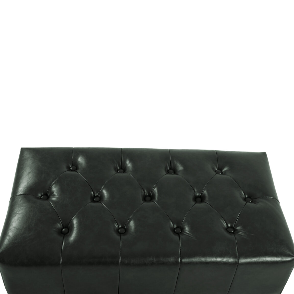 ΤΑΜΠΟΥΡΕ ΥΠΟΠΟΔΙΟ T.CHESTERFIELD EMMA LH10.226.08 PU ΚΥΠΑΡΙΣΣΙ-ΜΑΥΡΑ ΠΟΔΙΑ 80x45x39Yεκ. - Image 4