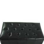 ΤΑΜΠΟΥΡΕ ΥΠΟΠΟΔΙΟ T.CHESTERFIELD EMMA LH10.226.08 PU ΚΥΠΑΡΙΣΣΙ-ΜΑΥΡΑ ΠΟΔΙΑ 80x45x39Yεκ. - Image 4