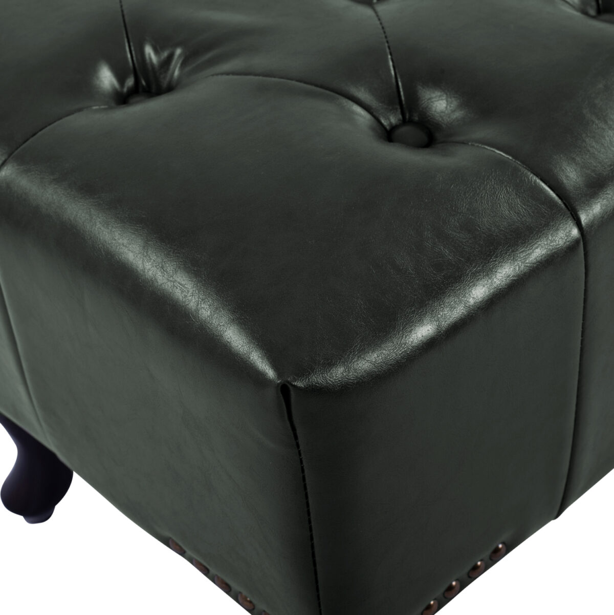 ΤΑΜΠΟΥΡΕ ΥΠΟΠΟΔΙΟ T.CHESTERFIELD EMMA LH10.226.08 PU ΚΥΠΑΡΙΣΣΙ-ΜΑΥΡΑ ΠΟΔΙΑ 80x45x39Yεκ. - Image 5