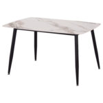 ΤΡΑΠΕΖΙ RAVEN LH10.9854.04 ΚΕΡΑΜΙΚΟ TOP ΜΕ ΟΨΗ ΜΑΡΜΑΡΟΥ τ.CALACATTA 120x70x73Υεκ. - Image 4