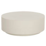 ΤΡΑΠΕΖΙ ΜΕΣΗΣ ΣΤΡΟΓΓΥΛΟ KYOKO LH10.6579.02 ΜΠΕΖ FIBER CEMENT Φ90x34Υεκ.