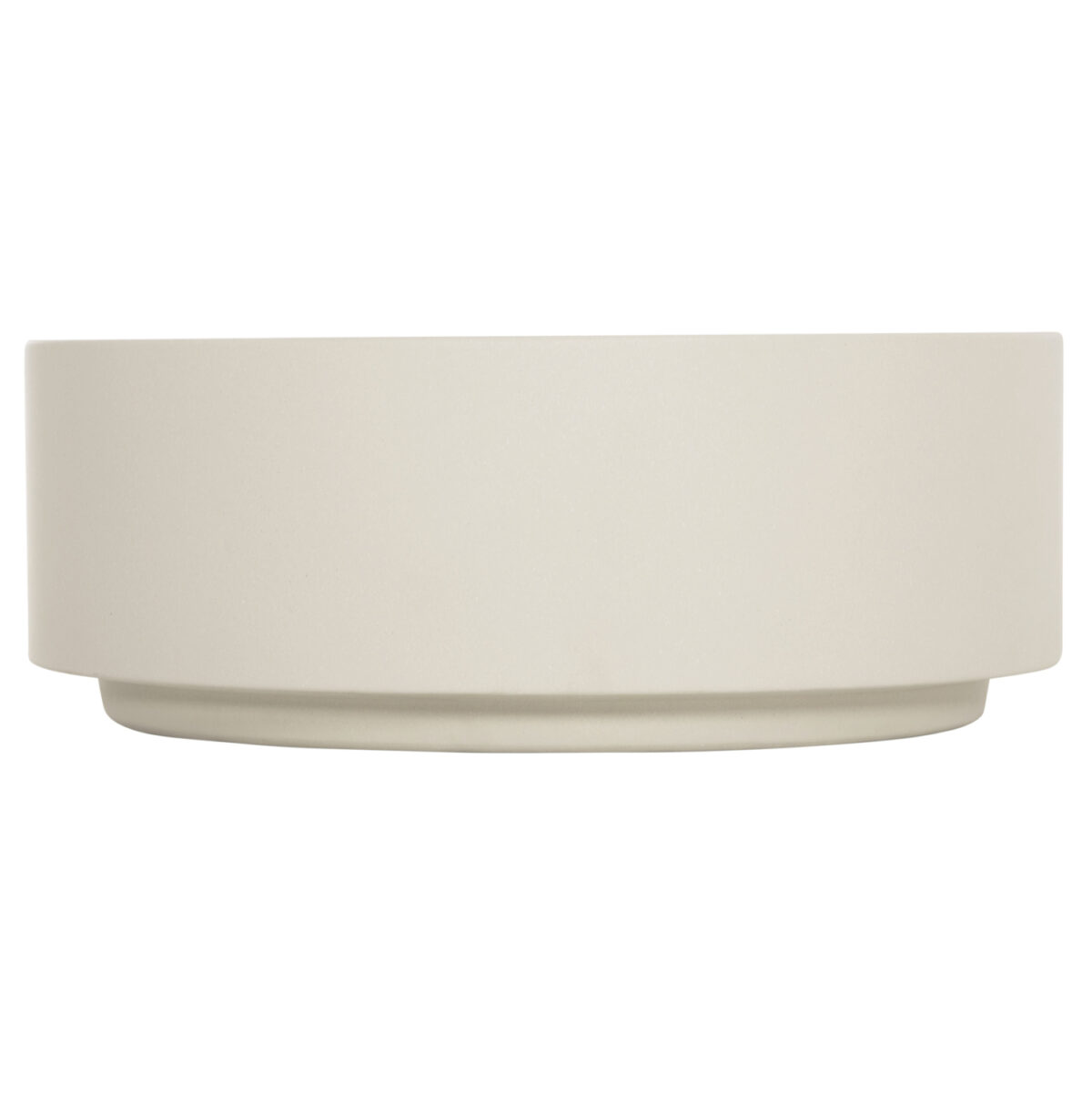 ΤΡΑΠΕΖΙ ΜΕΣΗΣ ΣΤΡΟΓΓΥΛΟ KYOKO LH10.6579.02 ΜΠΕΖ FIBER CEMENT Φ90x34Υεκ. - Image 3