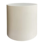 ΤΡΑΠΕΖΙ ΒΟΗΘΗΤΙΚΟ ΣΤΡΟΓΓΥΛΟ KYOKO LH10.6592.02 ΜΠΕΖ FIBER CEMENT Φ40x43Υεκ.