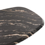ΤΡΑΠΕΖΙ ΟΒΑΛ RODDEN LH10.11903.02 ΜΕ WERZALIT BLACK/GOLD MARBLE-ΜΑΥΡΗ ΒΑΣΗ 146x94x75Υεκ - Image 5