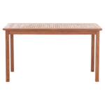ΤΡΑΠΕΖΙ ΟΡΘΟΓΩΝΙΟ PRESSCOT LH10.18123 ΞΥΛΟ TEAK--ΦΥΣΙΚΟ 140x80x76Υεκ. - Image 3
