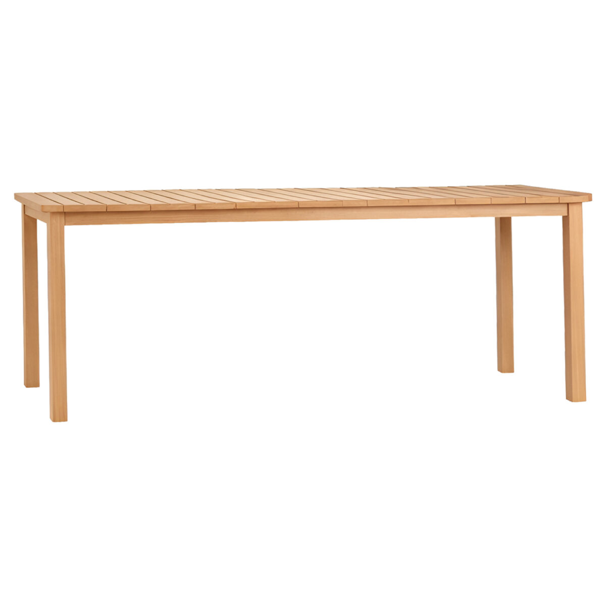 ΤΡΑΠΕΖΙ ΟΡΘΟΓΩΝΙΟ FINTO LH10.6616 ΞΥΛΟ TEAK--ΦΥΣΙΚΟ 200x100x75Υεκ. - Image 1