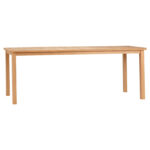 ΤΡΑΠΕΖΙ ΟΡΘΟΓΩΝΙΟ FINTO LH10.6616 ΞΥΛΟ TEAK--ΦΥΣΙΚΟ 200x100x75Υεκ.