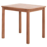 ΤΡΑΠΕΖΙ ΤΕΤΡΑΓΩΝΟ PRESSCOT LH10.18122 ΞΥΛΟ TEAK--ΦΥΣΙΚΟ 80x80x76Υεκ. - Image 4