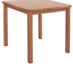 ΤΡΑΠΕΖΙ ΤΕΤΡΑΓΩΝΟ PRESSCOT LH10.18122 ΞΥΛΟ TEAK--ΦΥΣΙΚΟ 80x80x76Υεκ. - Image 5