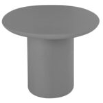 ΤΡΑΠΕΖΙ ΤΡΑΠΕΖΑΡΙΑΣ ΟΒΑΛ BRECCAN LH10.6577.01 ΓΚΡΙ FIBER CEMENT 240x100x75Υεκ. - Image 4