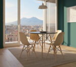 Καρέκλα Fiore KD-Cappuccino - Image 2