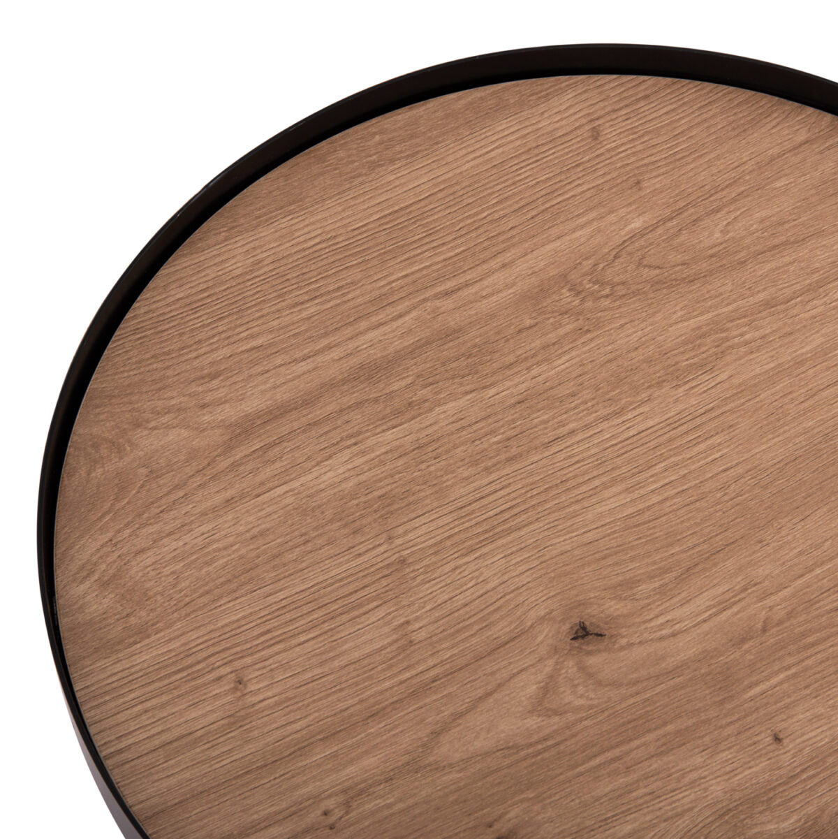 ΣΕΤ 2ΤΜΧ ΤΡΑΠΕΖΙΑ ΣΑΛΟΝΙΟΥ DUNCAN LH10.21081 MDF ΚΑΙ ΚΕΡΑΜΙΚΟ TOP Φ80εκ & Φ45εκ - Image 5
