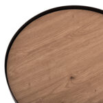 ΣΕΤ 2ΤΜΧ ΤΡΑΠΕΖΙΑ ΣΑΛΟΝΙΟΥ DUNCAN LH10.21081 MDF ΚΑΙ ΚΕΡΑΜΙΚΟ TOP Φ80εκ & Φ45εκ - Image 5