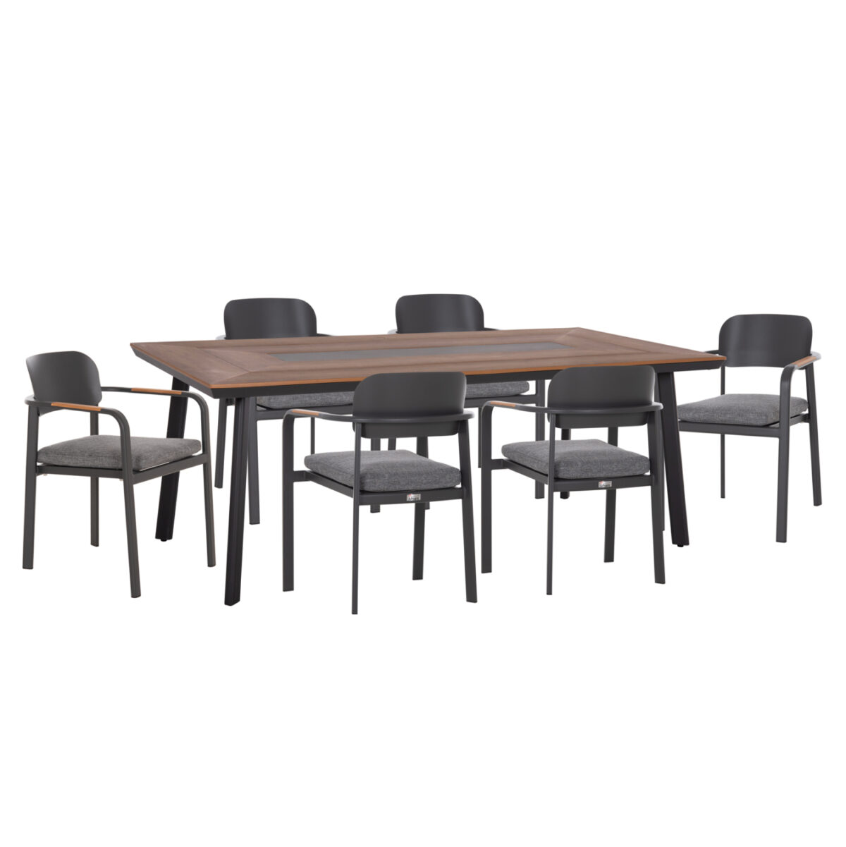 set-trapezarias-exchoroy-7tmch-fb9108270 ΣΕΤ ΤΡΑΠΕΖΑΡΙΑΣ ΕΞ.ΧΩΡΟΥ 7ΤΜΧ ELARA LH10.10827.01 ΑΛΟΥΜΙΝΙΟ ΓΚΡΙ--POLYWOOD - Image 1