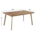 ΤΡΑΠΕΖΙ ΑΛΟΥΜΙΝΙΟΥ ΜΕ POLYWOOD TABER LH10.5132.04 ΚΑΠΟΥΤΣΙΝΟ 160x92x72Υεκ - Image 2