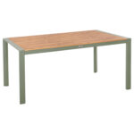 ΤΡΑΠΕΖΙ ΕΞΩΤ.ΧΩΡΟΥ GOYA LH10.6059.07 ΑΛΟΥΜΙΝΙΟ ΣE OLIVE GREEN & POLYWOOD 160X80Χ75Υεκ.
